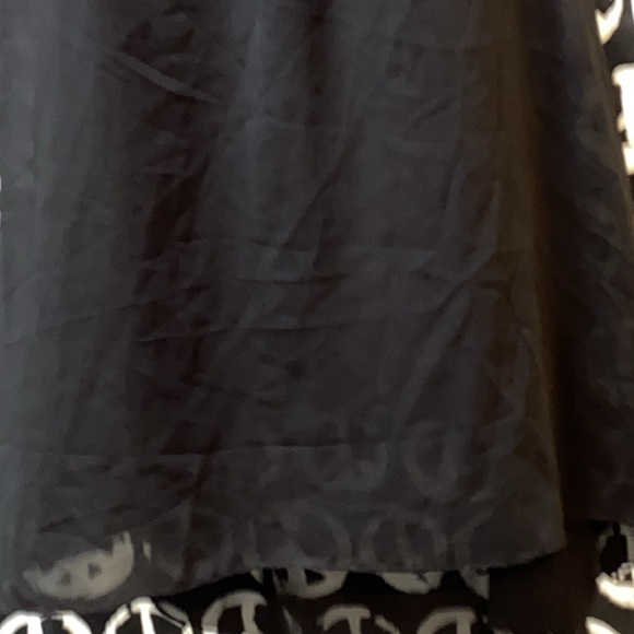 ZHOU ZHOU BLACK CHIFFON SLEEVELESS DRESS SZ - Picture 3 of 11